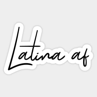 Latina af Sticker